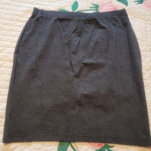 Liz Claiborne Charcoal Pencil Skirt